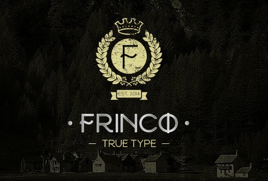 FRINCO free font